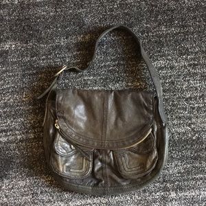 Lucky Brand Distressed Leather Shoulder Bag